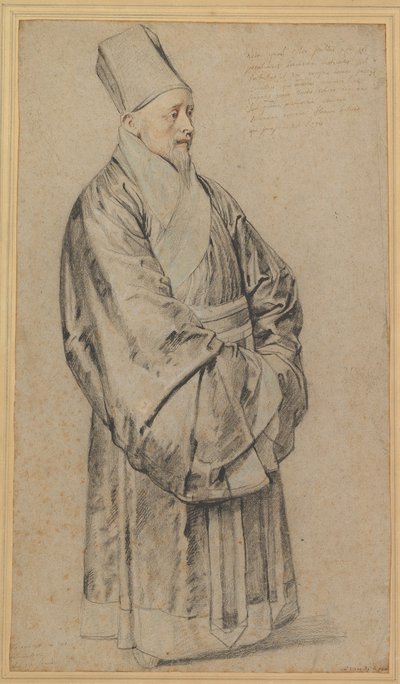Porträt von Nicolas Trigault in chinesischer Tracht, 1617 von Peter Paul Rubens